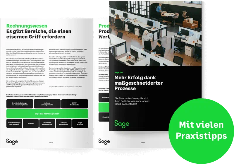 Sage 100 Produktbroschüre