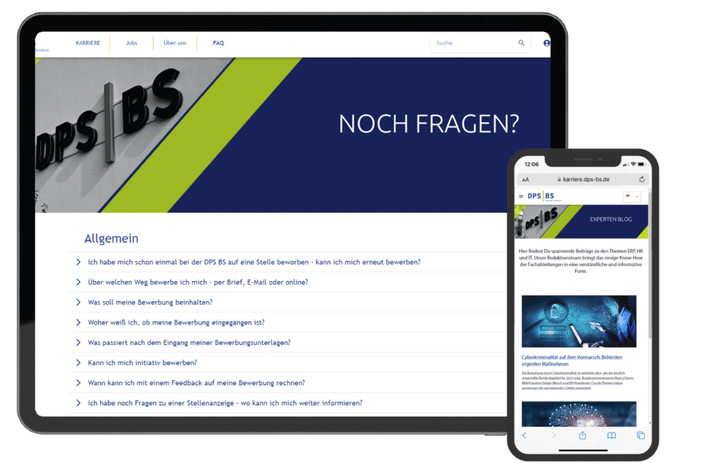 FAQ Karriereportal