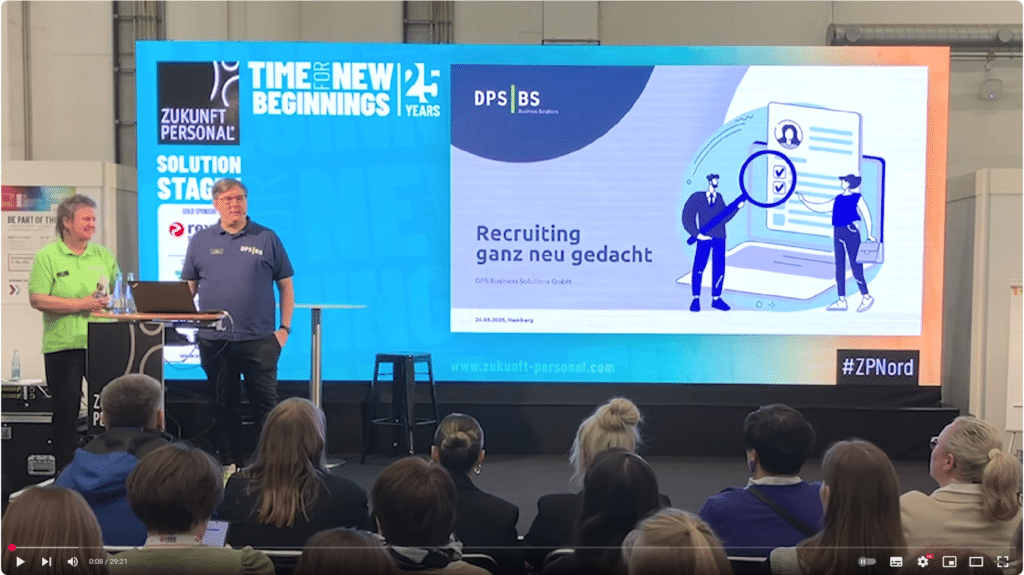 Vortrag auf der Zukunft Personal über modernes Recruiting