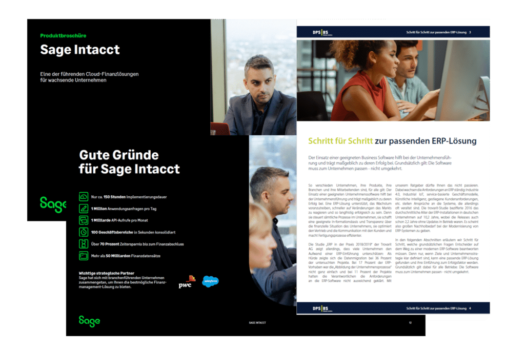 Infopaket Sage Intacct